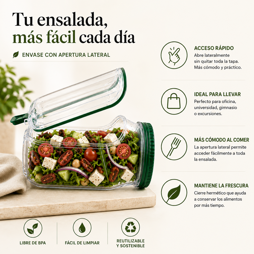 Taper de abertura lateral CON tenedor